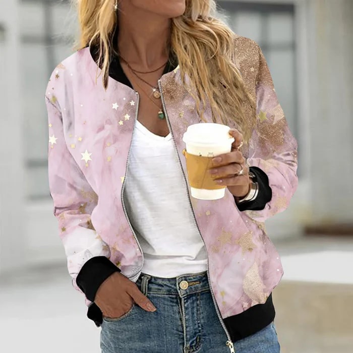 Levoire | Veste Élégante Imprimée Pour Femmes Rosa