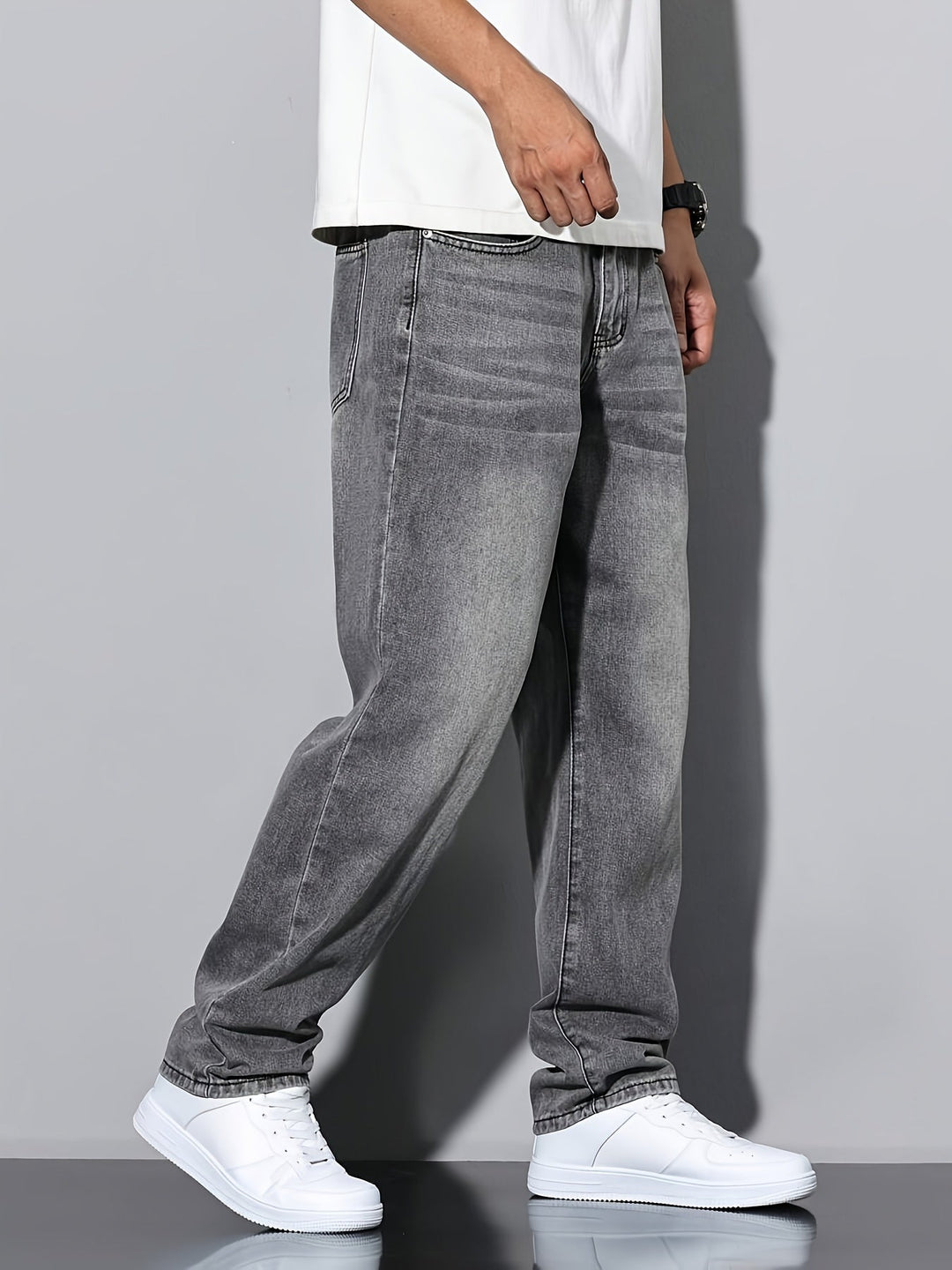 Levoire | Décontracté Loose Fit Straight Leg Jeans Pour Toutes Les Occasions
