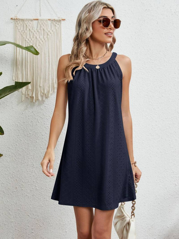 Levoire | Robe De Couverture Sans Manches Élégante Bleu marine