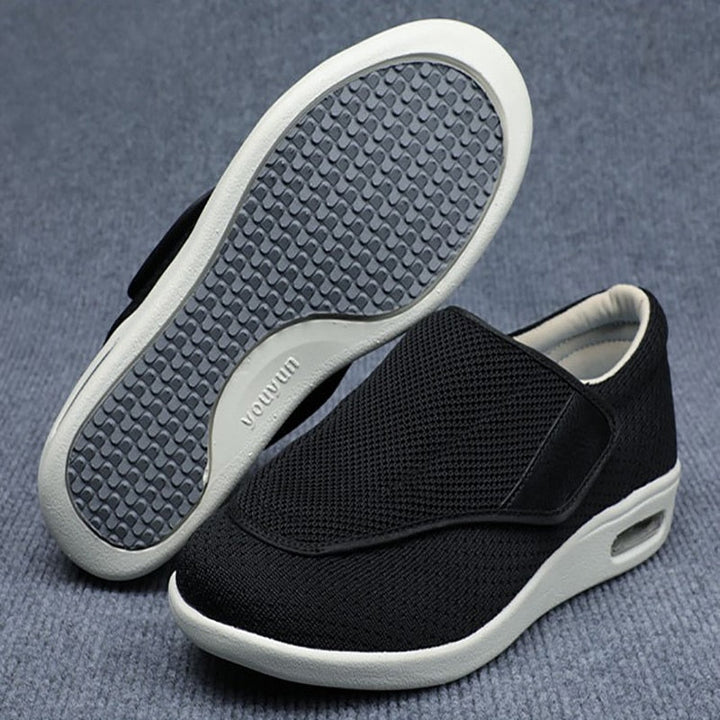 Levoire | Chaussures orthopédiques larges pour diabétiques Noir
