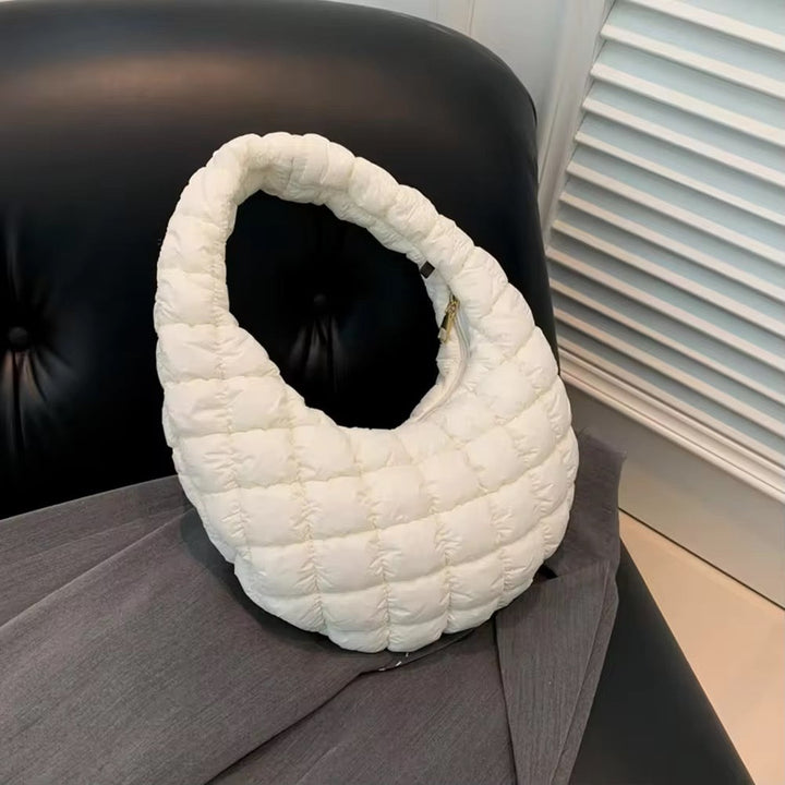 Levoire | Sac En Demi-Lune Rembourré Blanc