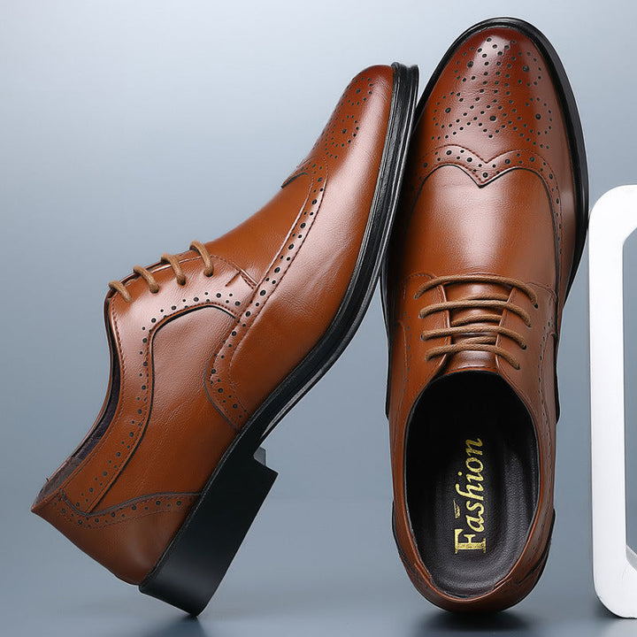 Levoire | Chaussures Élégantes En Cuir De Veau Faites À La Main braun