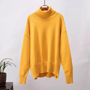 Levoire | Pull en tricot pour femmes Jaune
