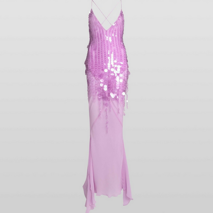 Levoire | Robe À Sequins Rosa
