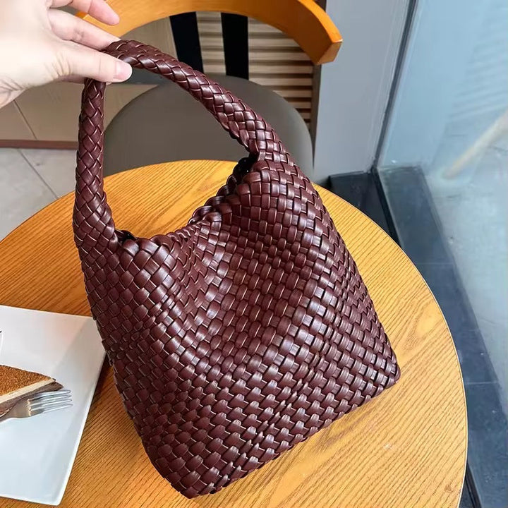 Levoire | Sac À Main Tressé En Simili Cuir