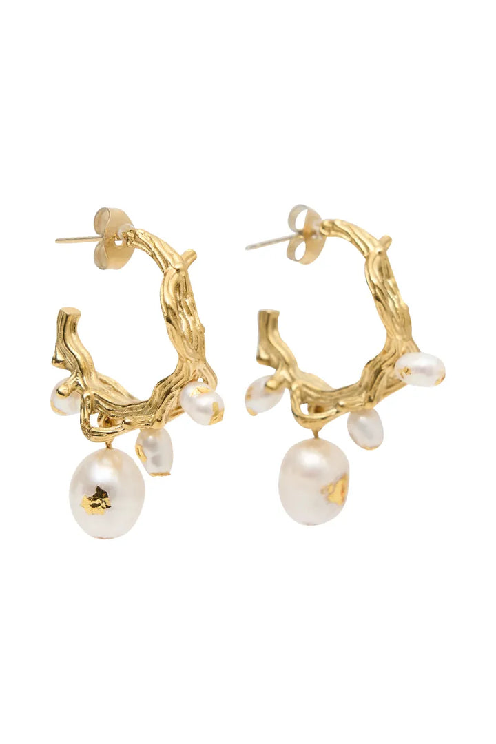 Levoire | Boucles D'Oreilles Perle C Or