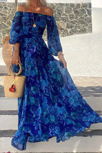 Levoire | Robes Maxi À Épaules Dénudées Avec Motif Floral, Parfaites Pour Les Vacances