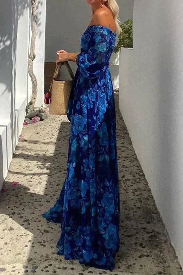 Levoire | Robes Maxi À Épaules Dénudées Avec Motif Floral, Parfaites Pour Les Vacances