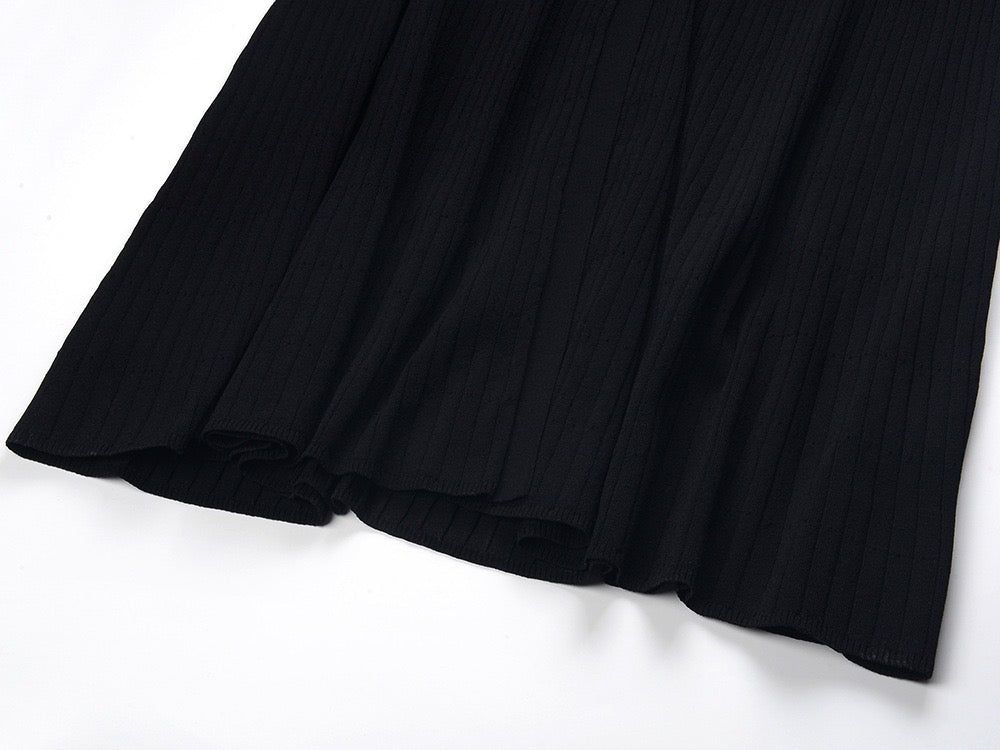 Levoire | Robe Midi À Col En Tricot