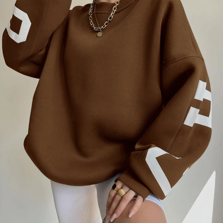 Levoire | Pull En Surpoids Tendance Pour Femmes Marron foncé