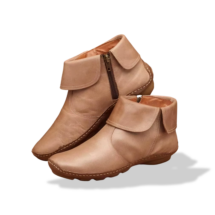 Levoire | Bottes à fermeture éclair latérale antidérapantes chaudes Kaki