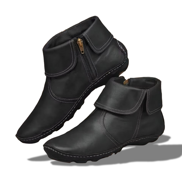 Levoire | Bottes à fermeture éclair latérale antidérapantes chaudes Noir