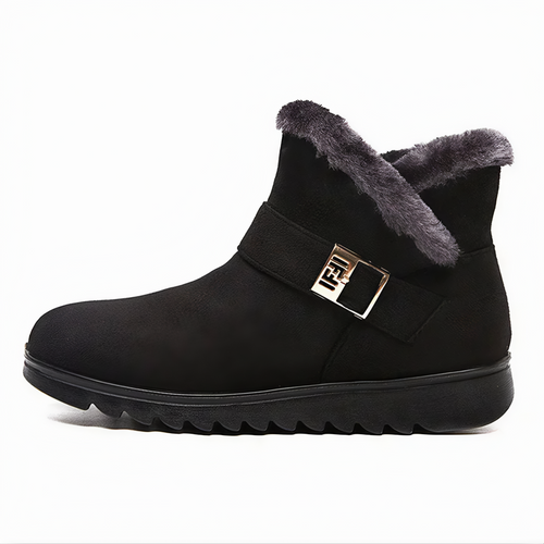 Levoire | Chaussures À Tige Lisse, Semelle Chaude, Doublure, Boucle, Sangle