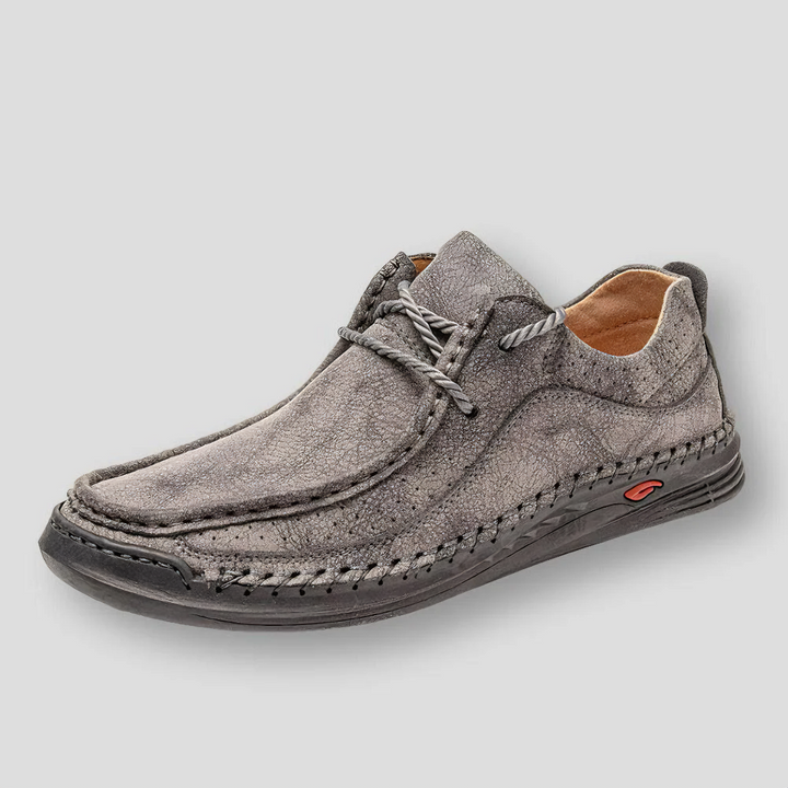 Levoire | Chaussures Confortables En Cuir Fait Main Antidérapantes Gris