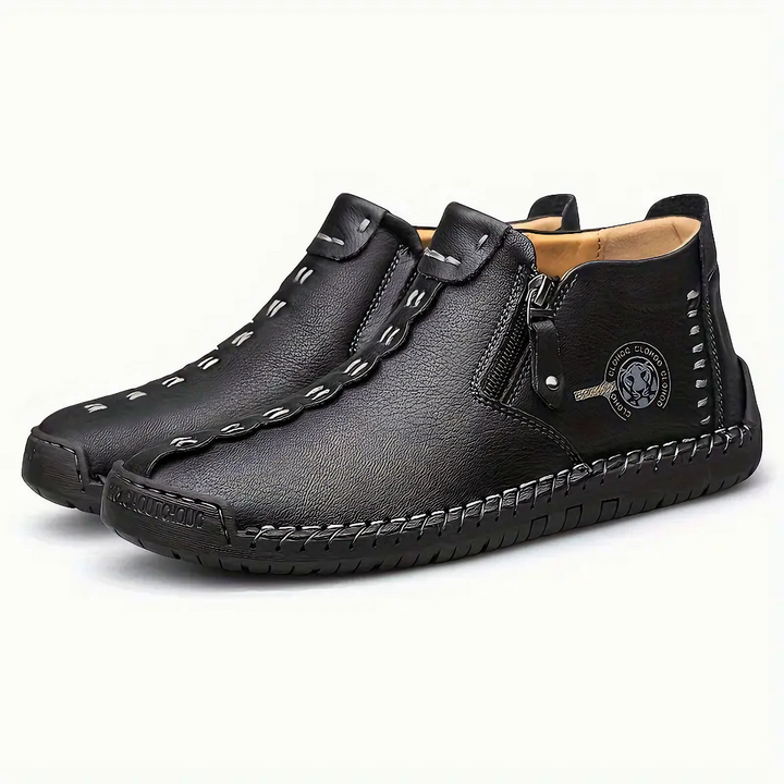 Levoire | Bottes De Cheville Imperméables Liukas Avec Fermeture Éclair Noir