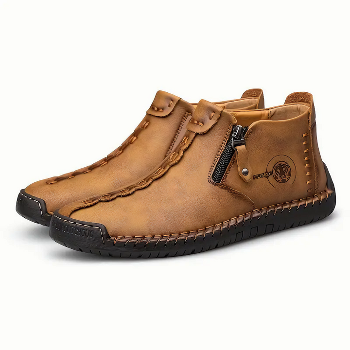 Levoire | Bottes De Cheville Imperméables Liukas Avec Fermeture Éclair Braun