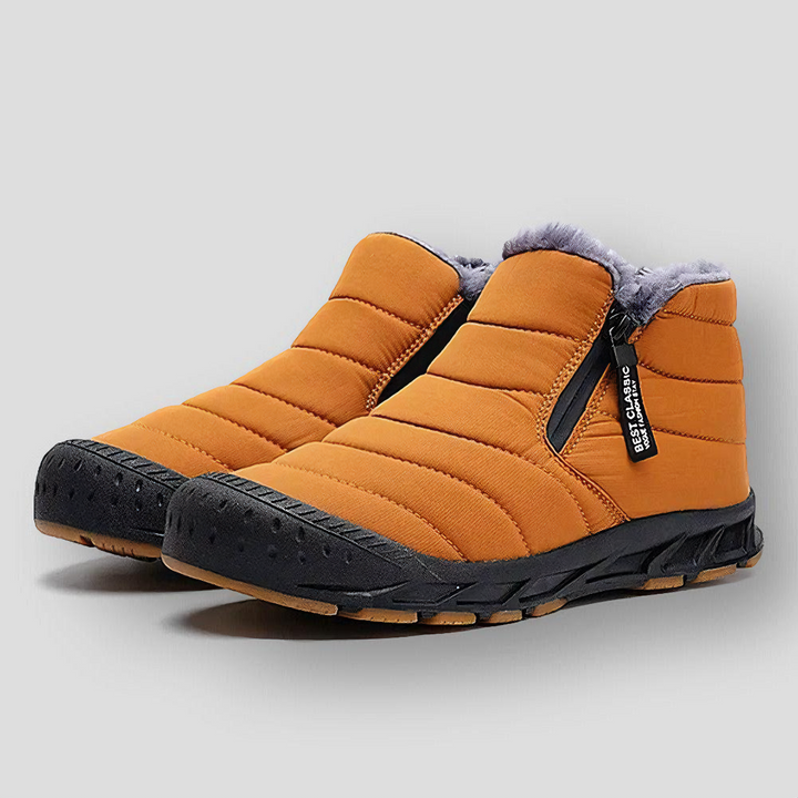 Levoire | Chaussons Pour Enfants En Velours Avec Fermeture Éclair Gul