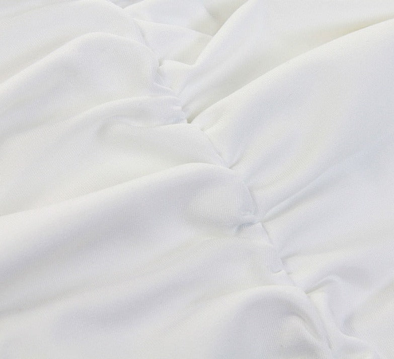 Levoire | Robe Mini À Volants Néon Épaules Dégagées