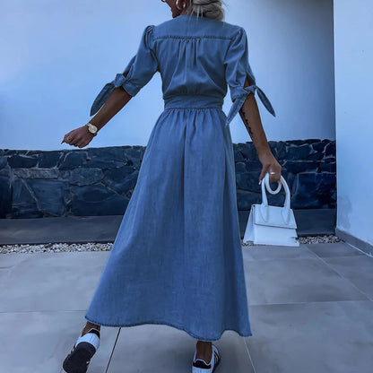 Levoire | Robe En Denim Avec Une Coupe Chic Et Intemporelle