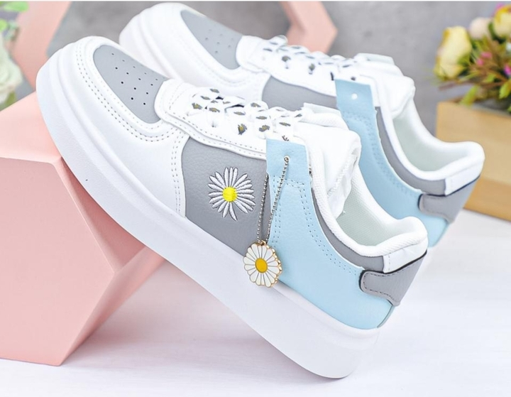 Levoire | Baskets Modernes Ultralégères Pour Femmes Blanc-bleu