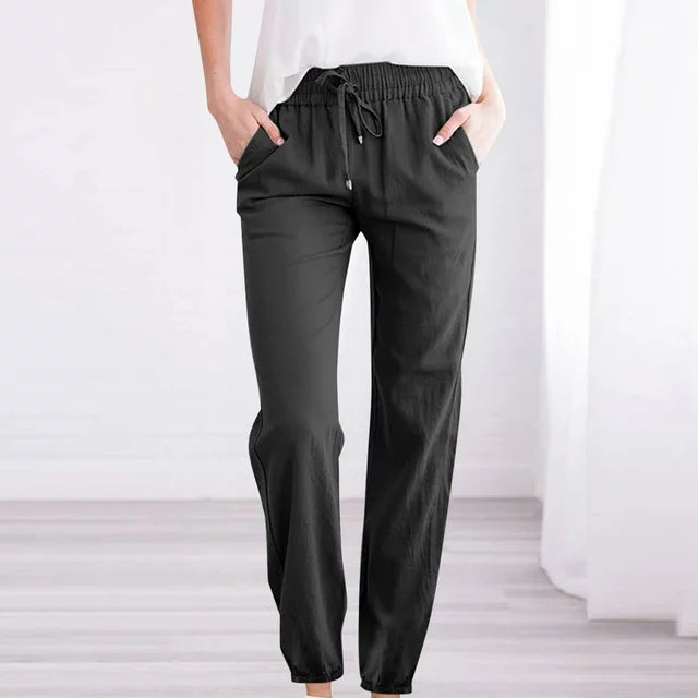 Levoire | Pantalon Avec Cordon De Serrage Noir