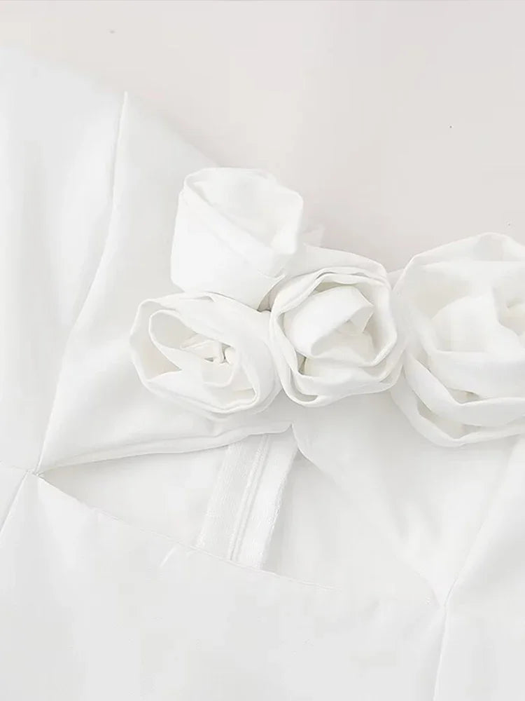 Levoire | Robe Mini À Trous En Fleurs 3D