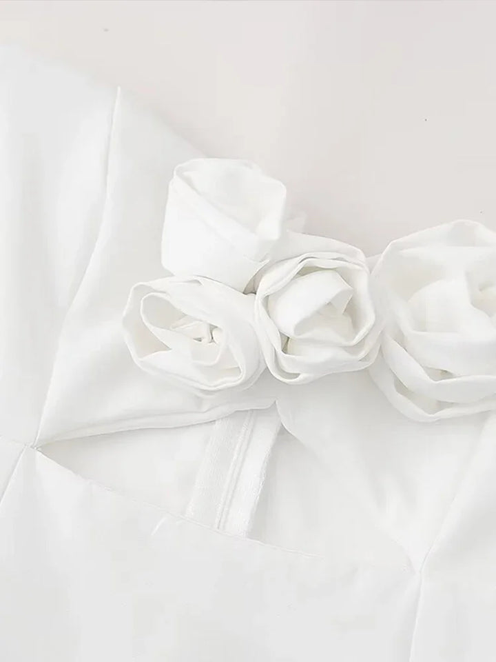 Levoire | Robe Mini À Trous En Fleurs 3D