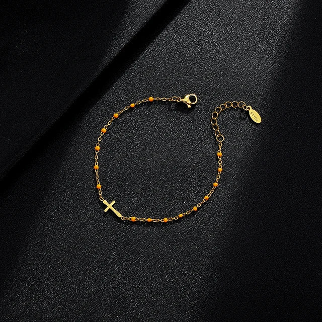 Levoire | Bracelet En Or Orange 17Cm
