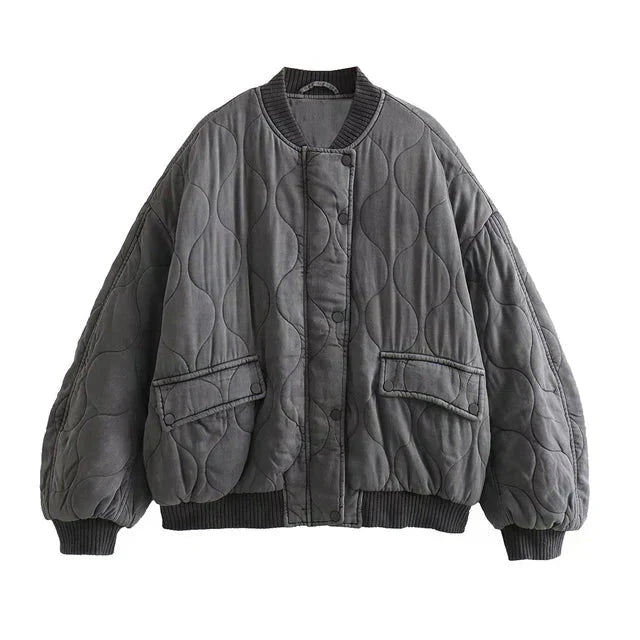 Levoire | Veste Bomber Élégante Gris