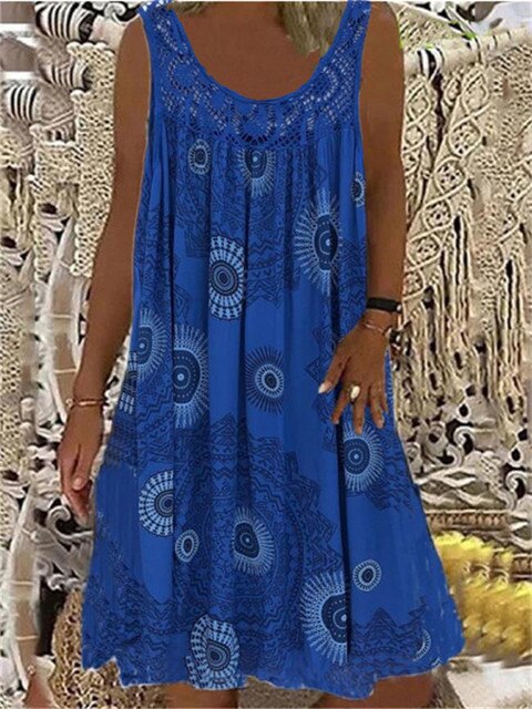 Levoire | Robe Aérée Pour Femmes Bleu