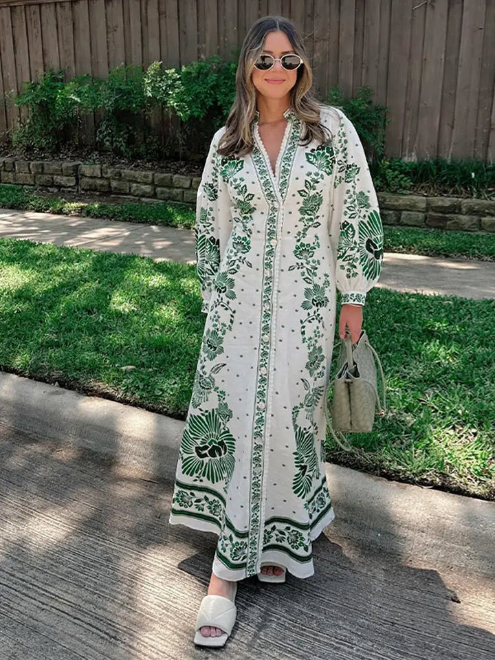 Levoire | Robe maxi élégante d'automne