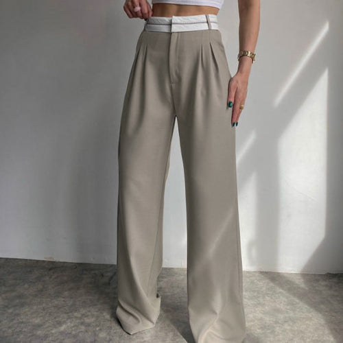 Levoire | Mode Pantalon Droit Taille Haute