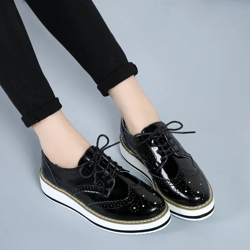 Levoire | Chaussure Orthopédique Durable À Lacets Avec Semelle Épaisse