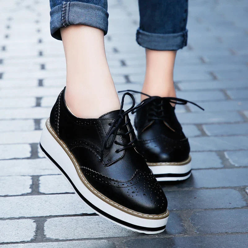 Levoire | Chaussure Orthopédique Durable À Lacets Avec Semelle Épaisse