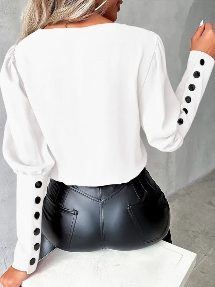 Levoire | Blouse Élégante Avec Décolleté En V