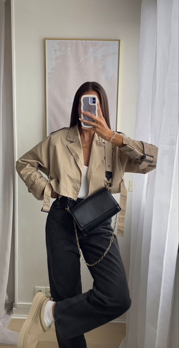 Levoire | Trench-Coat Élégant Avec Bretelles