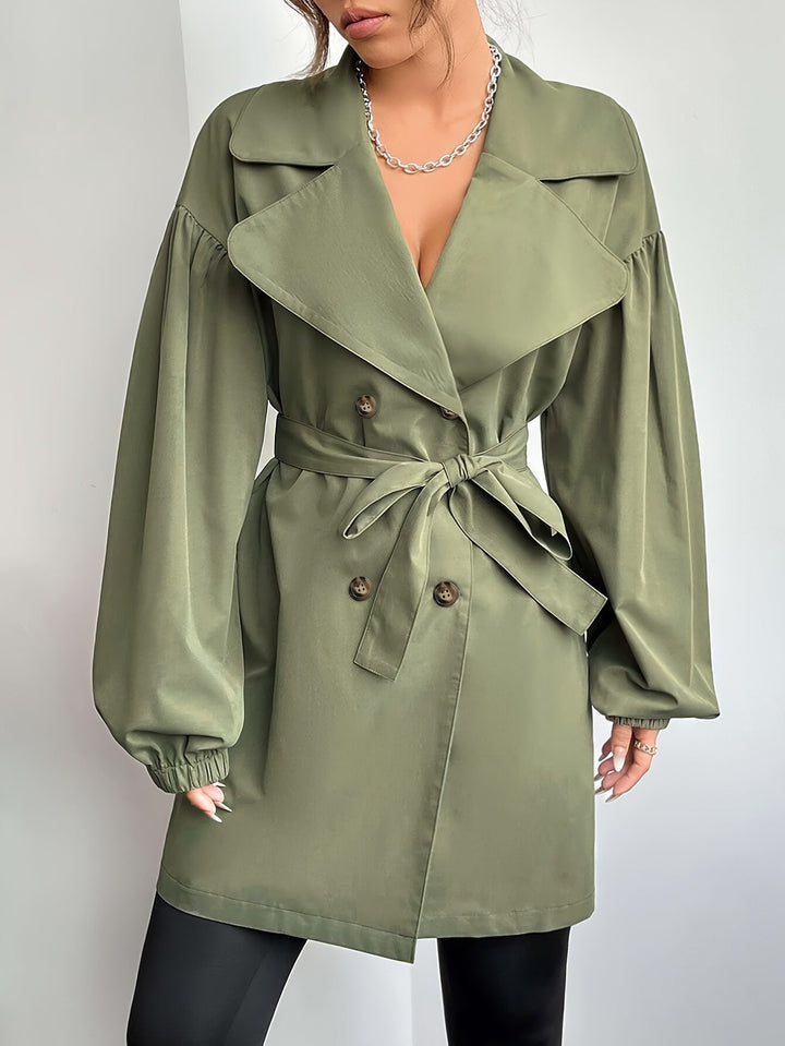 Levoire | Élégante Veste Cintrée Avec Détails Élégants Vert olive