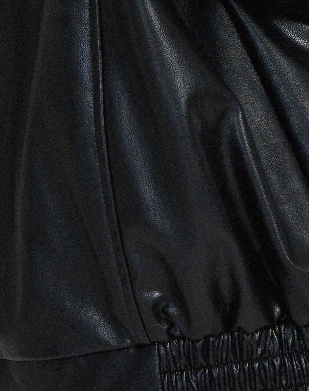 Levoire | Veste En Cuir Grande Taille Fermeture Éclair Bomber Veste En Cuir Femmes