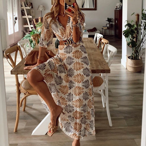 Levoire | Robe Longue De Fête Pour Femmes Kukkaruotsi