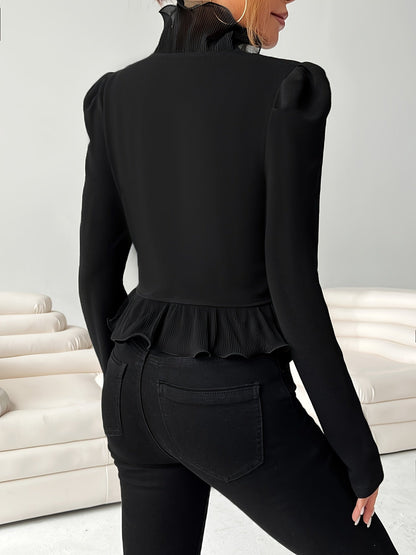 Levoire | Blazer Élégant Cintré Avec Détails Ruchés