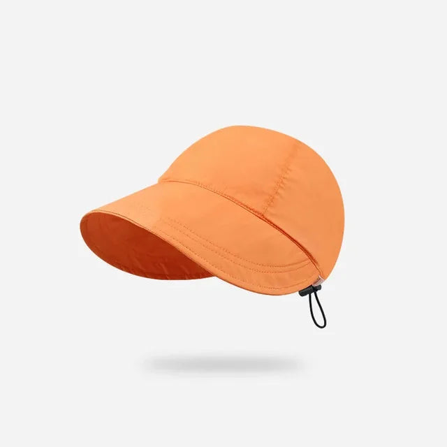 Levoire | Chapeau de soleil avec Large Bord et Matériaux Respirants pour Aventures Estivales Orange