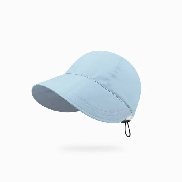 Levoire | Chapeau de soleil avec Large Bord et Matériaux Respirants pour Aventures Estivales Bleu