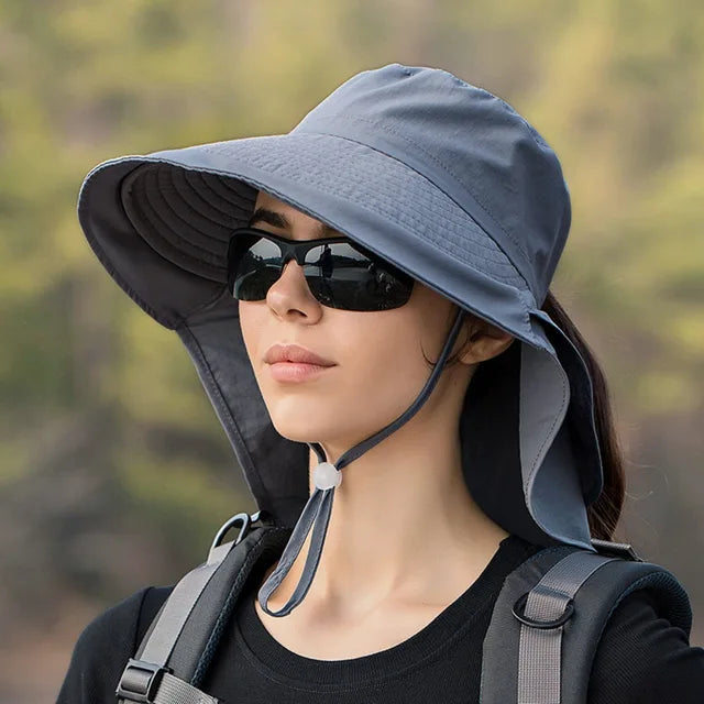 Levoire | Chapeau d'été avec Style Élegant et Protection Solaire pour Aventures en Plein Air Gris foncé