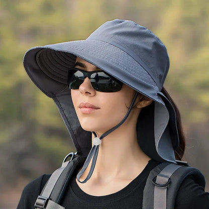 Levoire | Chapeau d'été avec Style Élegant et Protection Solaire pour Aventures en Plein Air Gris foncé