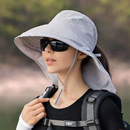 Levoire | Chapeau d'été avec Style Élegant et Protection Solaire pour Aventures en Plein Air Gris