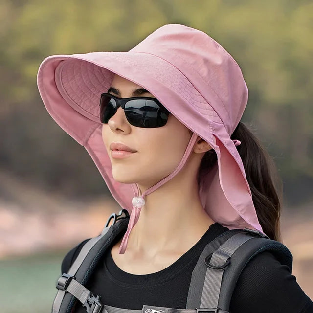 Levoire | Chapeau d'été avec Style Élegant et Protection Solaire pour Aventures en Plein Air Rose