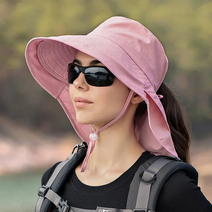 Levoire | Chapeau d'été avec Style Élegant et Protection Solaire pour Aventures en Plein Air Rose