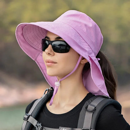 Levoire | Chapeau d'été avec Style Élegant et Protection Solaire pour Aventures en Plein Air Lila