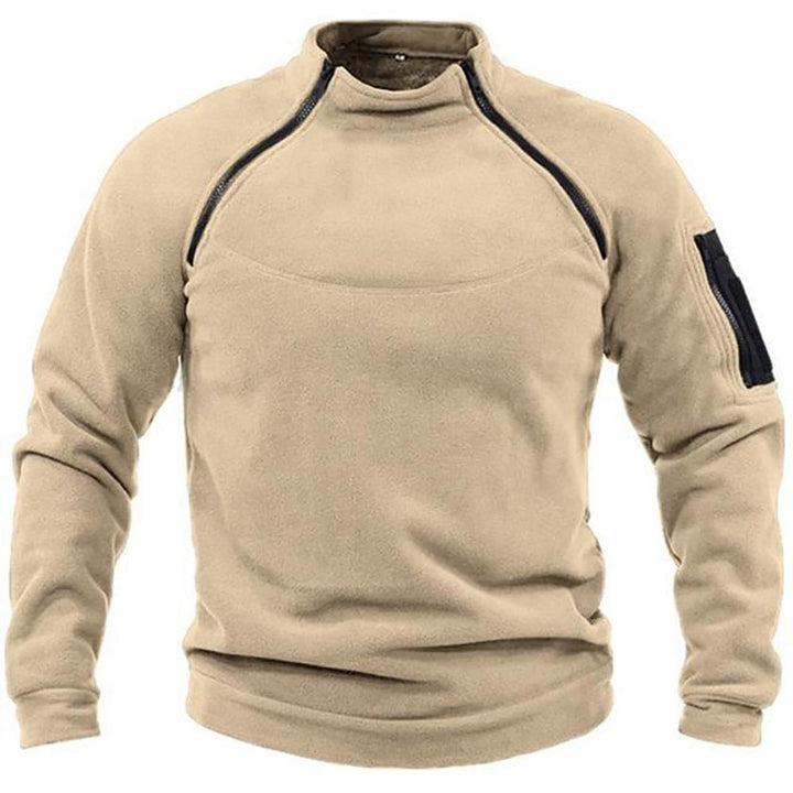 Levoire | Pull À Demi-Zip Vêtements Tactiques Pour Hommes Khaki