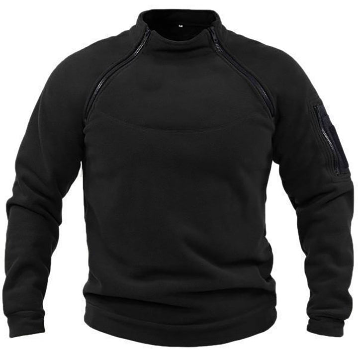 Levoire | Pull À Demi-Zip Vêtements Tactiques Pour Hommes Noir